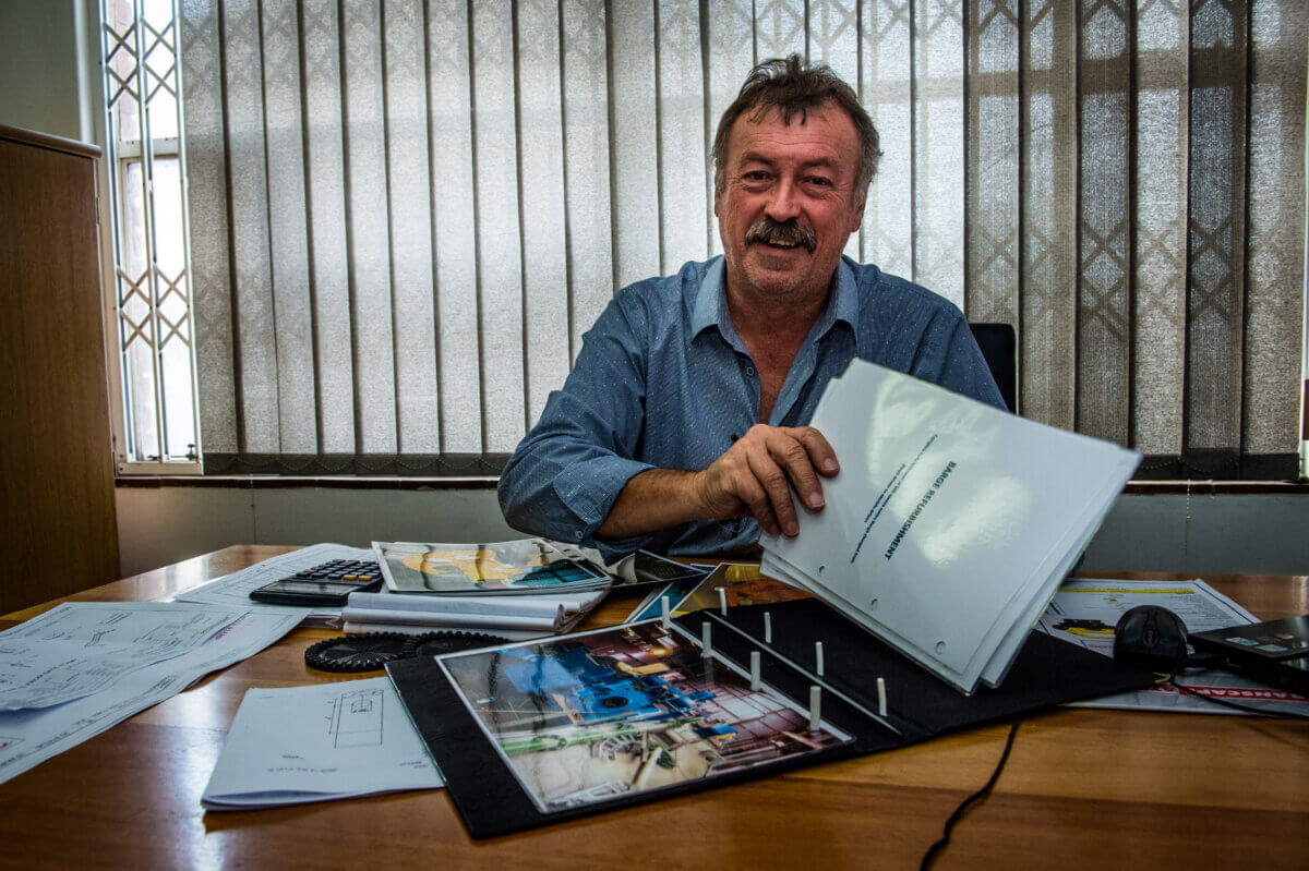André van Rijn (61) CEO Javan Fabrications, South Africa
