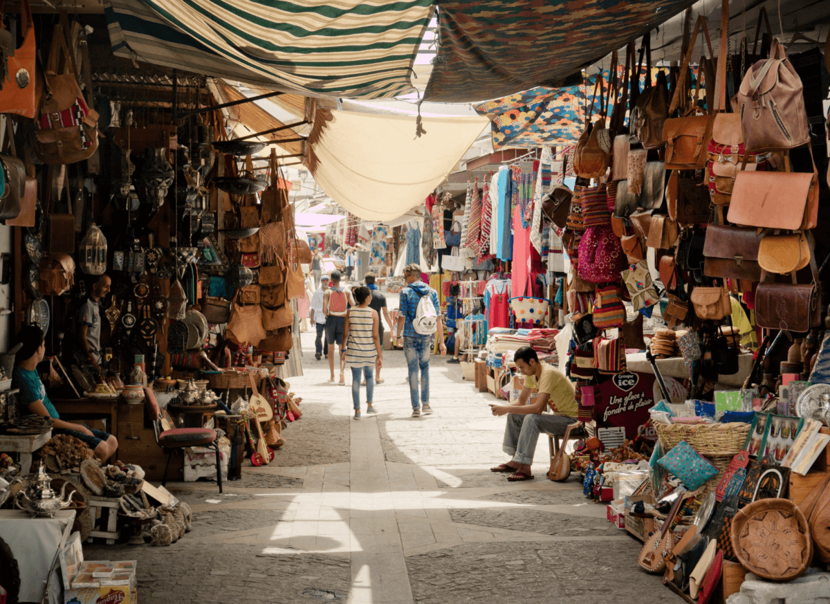 market in Morocco