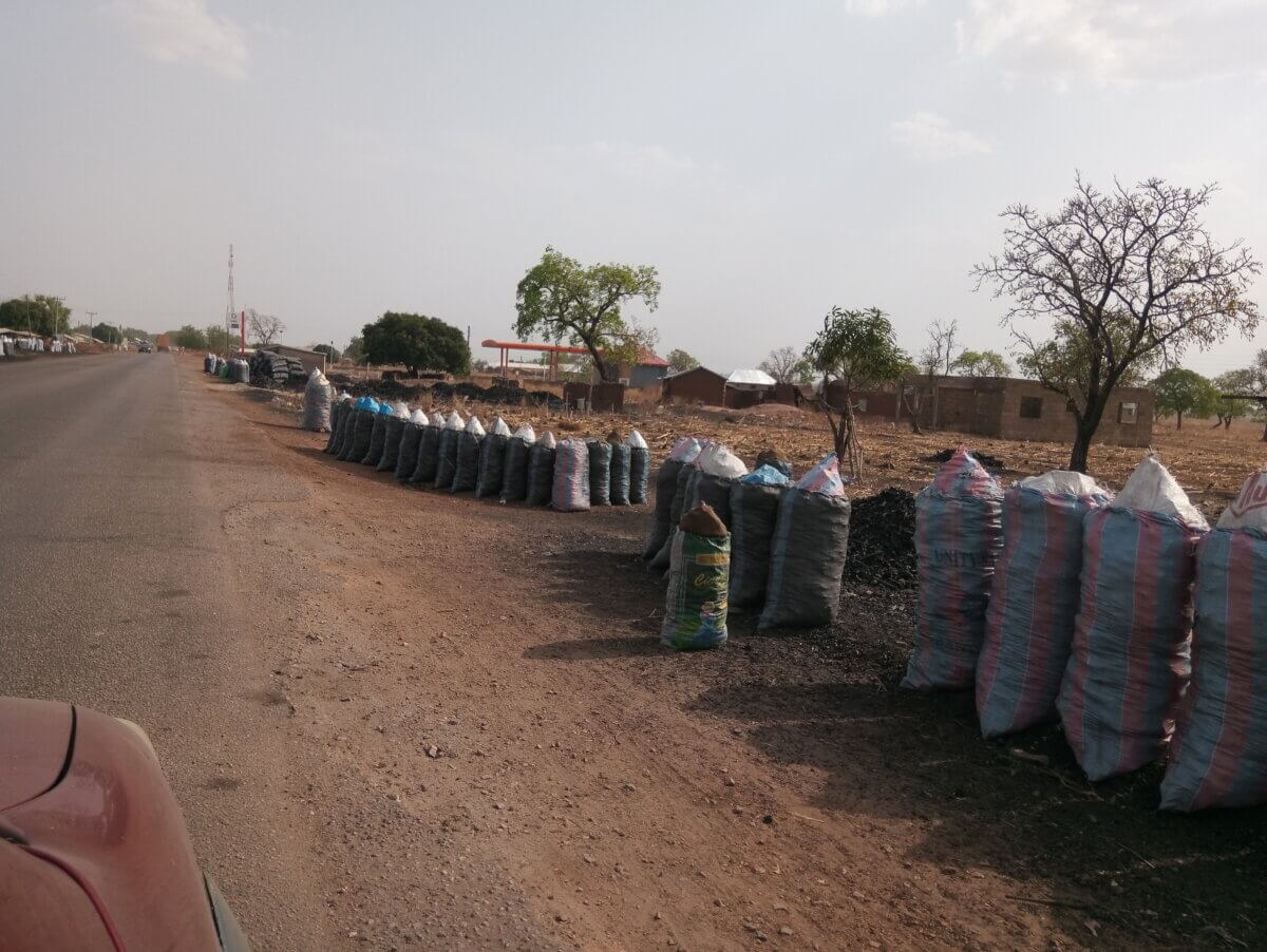 Wart Mandersloot, Ghana, Wast, Rice husk