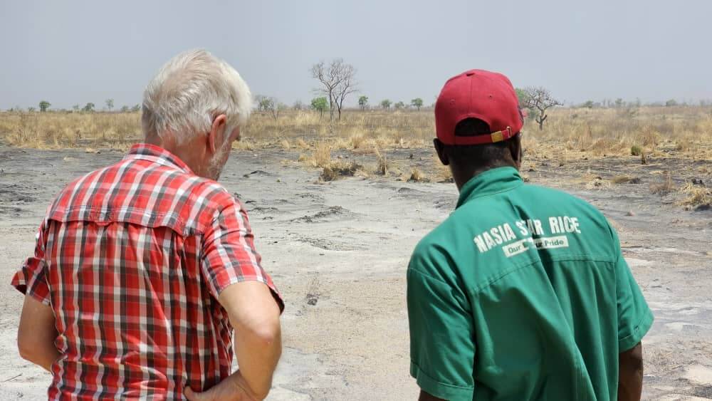 Wart Mandersloot, Ghana, Wast, Rice husk
